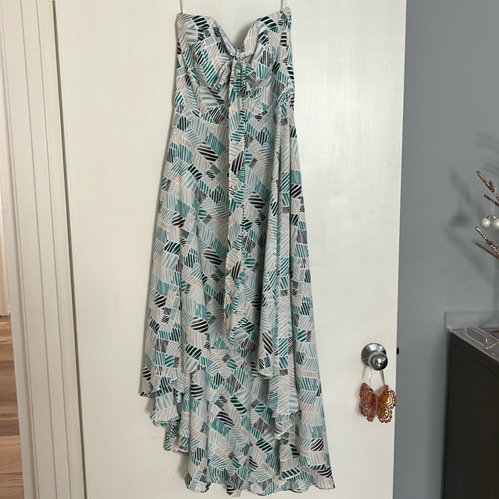 White House Black Market hi-low dress.